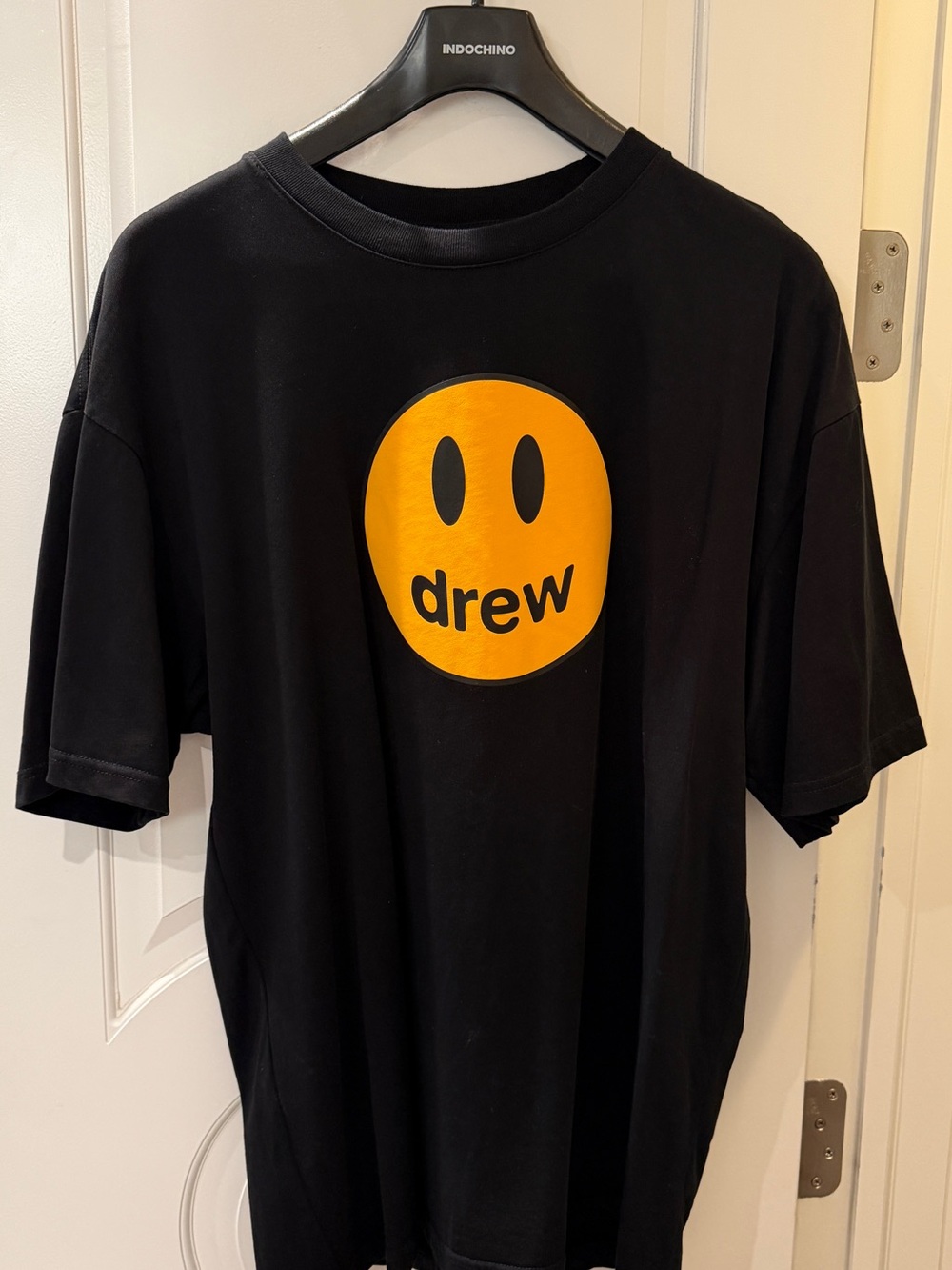 Drew House Men’s Black Smiley Logo T-Shirt Large